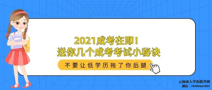 云南成考如何备考 云南成人高考报名入口官网